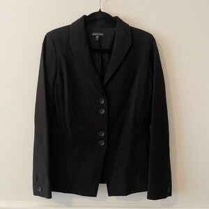 Eileen Fisher Black Blazer Size S Stretch Capsule Wardrobe‎ Corpcore Old Money